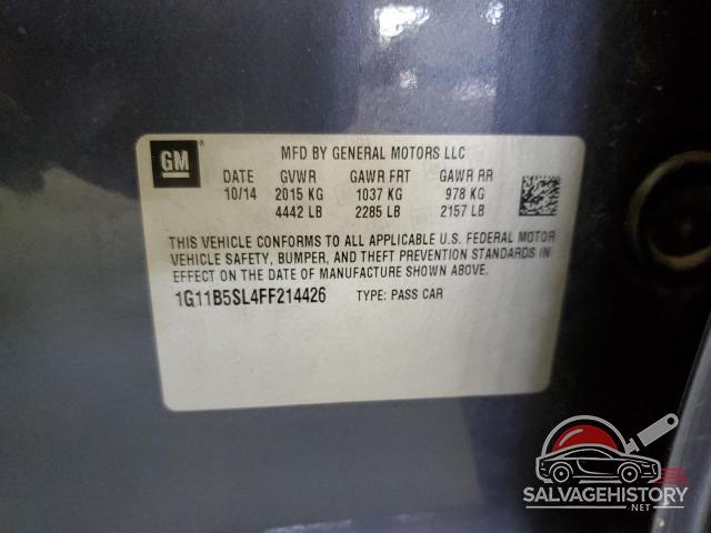 1G11B5SL4FF214426 2015 CHEVROLET MALIBU photo no. 13