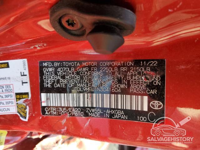 JTDL9MFU1N3041604 2022 TOYOTA PRIUS photo no. 13