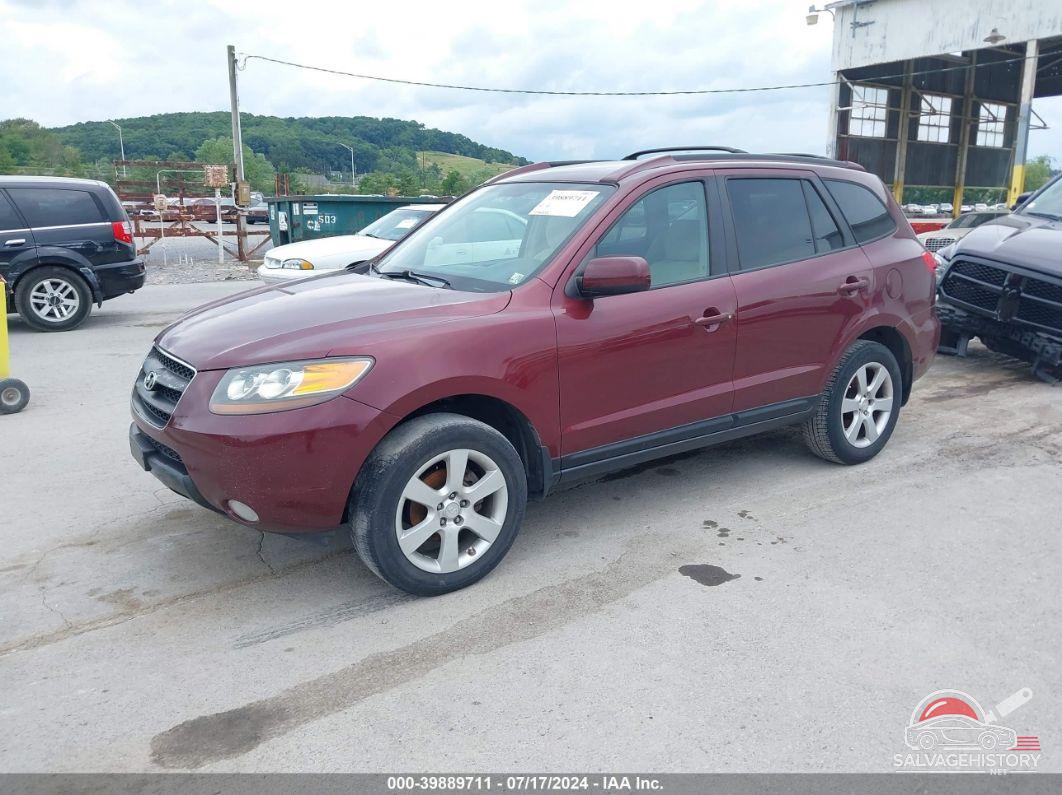 5NMSH13E67H091770 2007 HYUNDAI SANTA FE photo no. 2