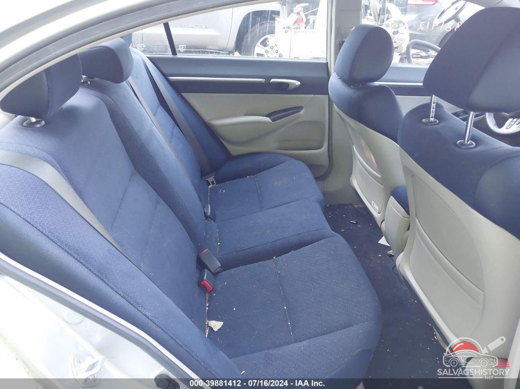 JHMFA36287S015215 2007 HONDA CIVIC HYBRID photo no. 8