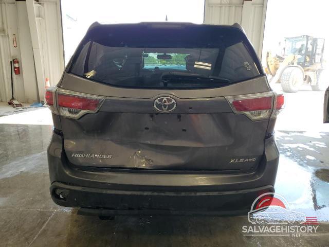 5TDJKRFH3GS325569 2016 TOYOTA HIGHLANDER photo no. 6