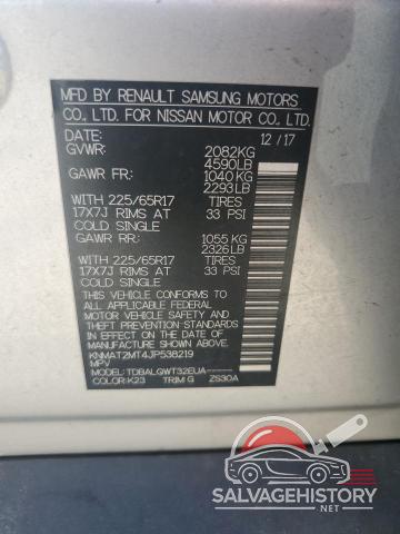 KNMAT2MT4JP538219 2018 NISSAN ROGUE photo no. 12