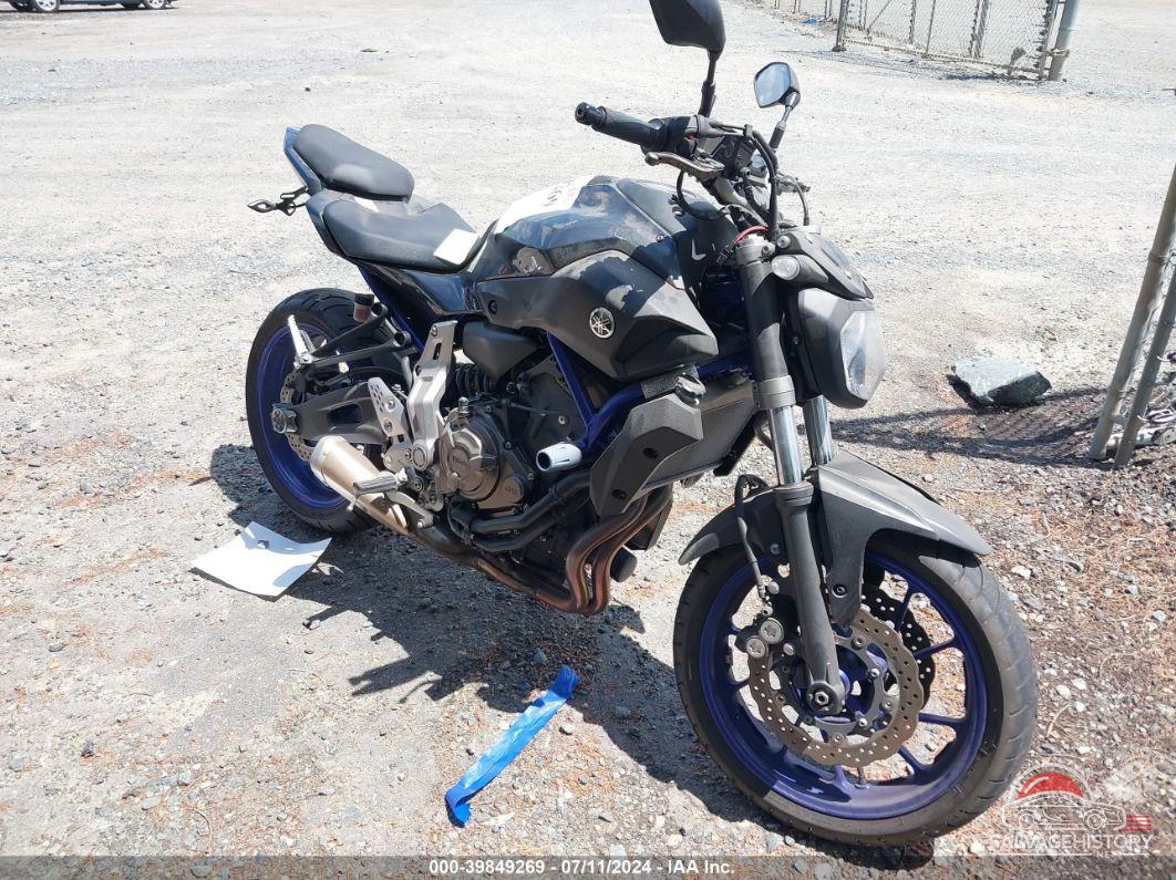 JYARM06E8FA003886 2015 YAMAHA FZ07 photo no. 1