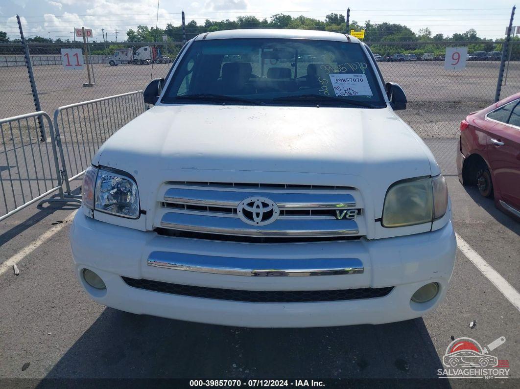 5TBBT44195S468817 2005 TOYOTA TUNDRA photo no. 6