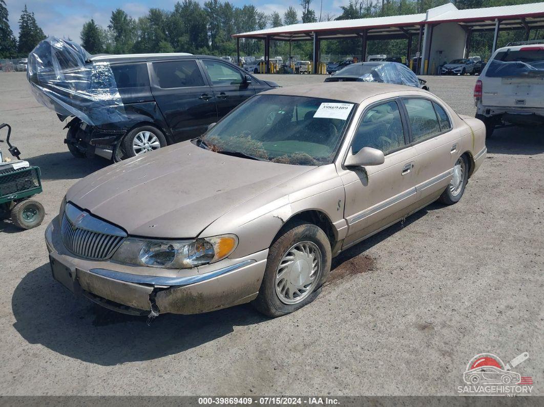 1LNFM97V5WY742758 1998 LINCOLN CONTINENTAL photo no. 2