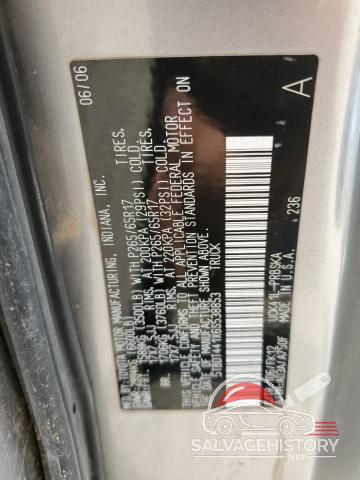 5TBDT441X6S538853 2006 TOYOTA TUNDRA photo no. 12