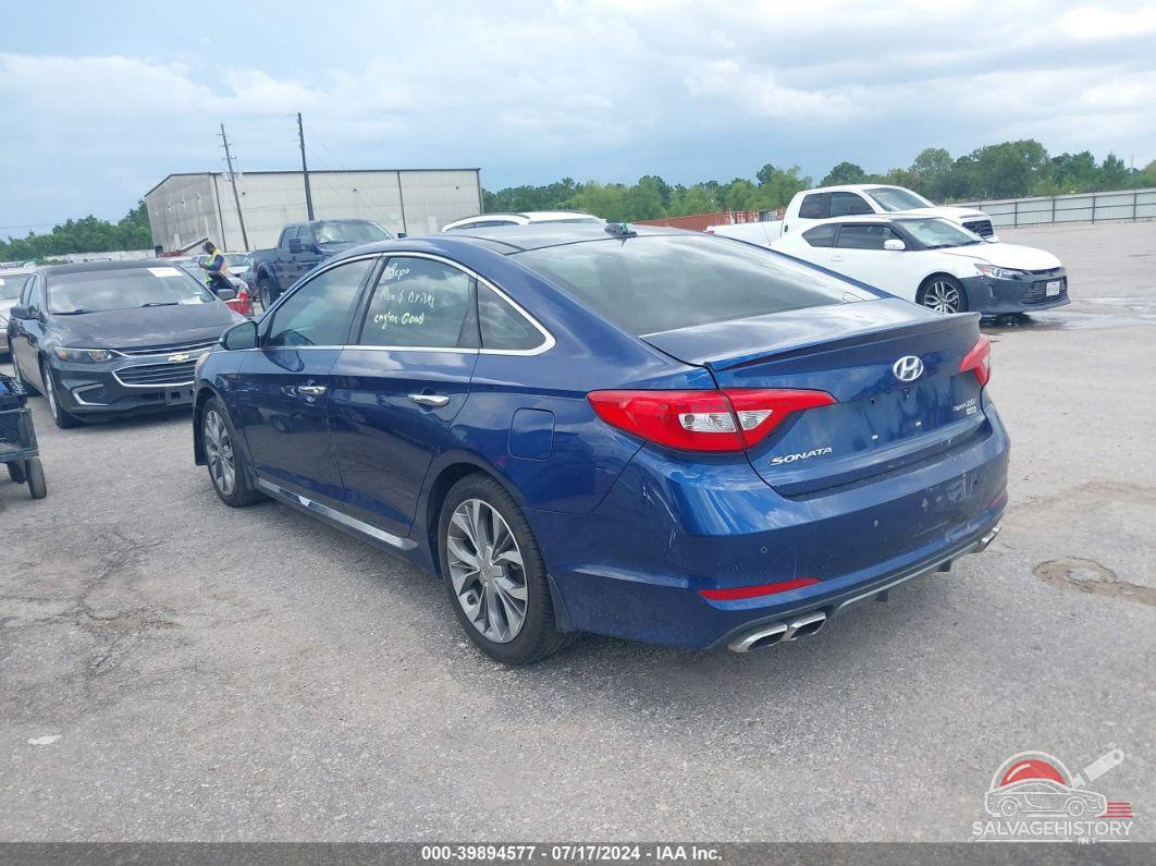 5NPE34AB3FH136879 2015 HYUNDAI SONATA photo no. 3