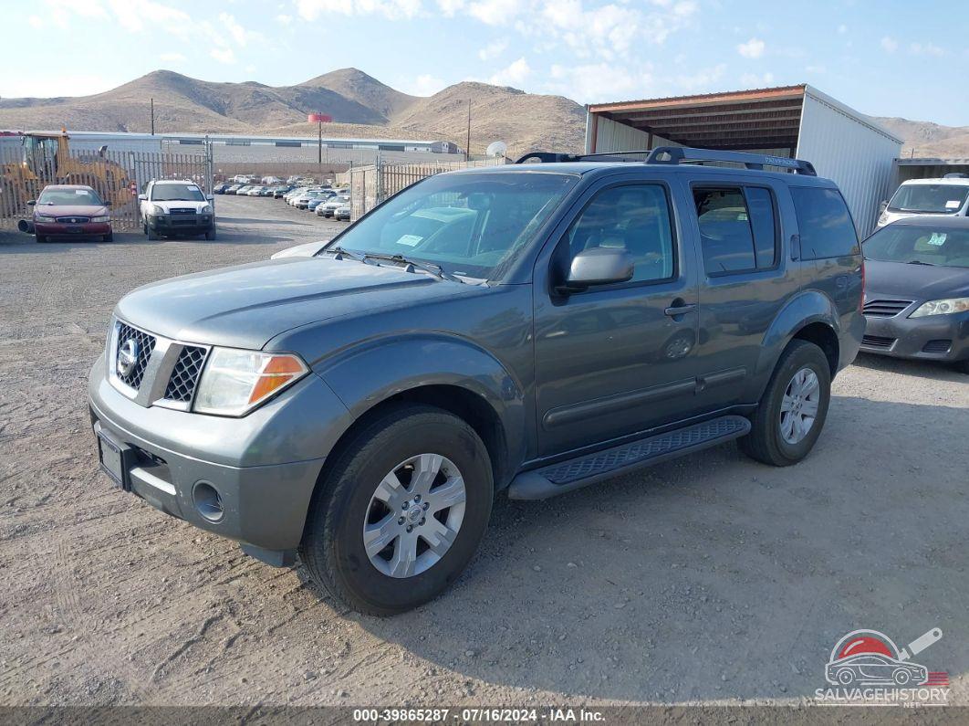 5N1AR18W27C618563 2007 NISSAN PATHFINDER photo no. 2