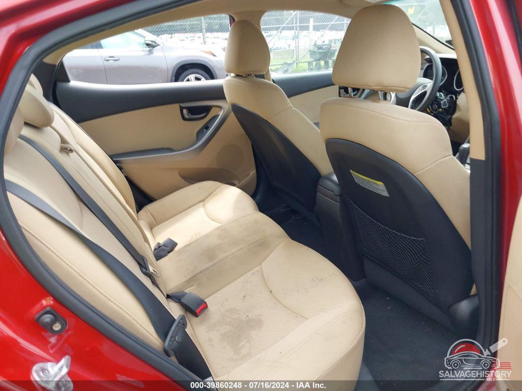 KMHDH4AE8CU300289 2012 HYUNDAI ELANTRA photo no. 8