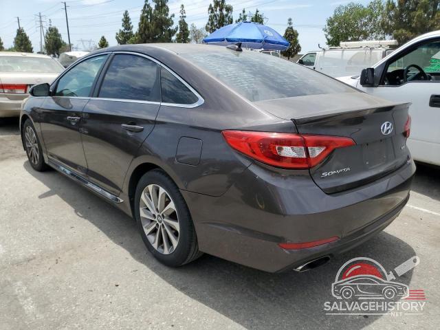 5NPE34AFXHH438207 2017 HYUNDAI SONATA photo no. 2