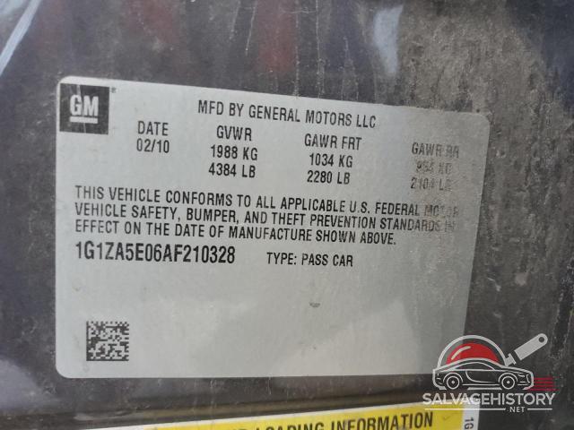1G1ZA5E06AF210328 2010 CHEVROLET MALIBU photo no. 12