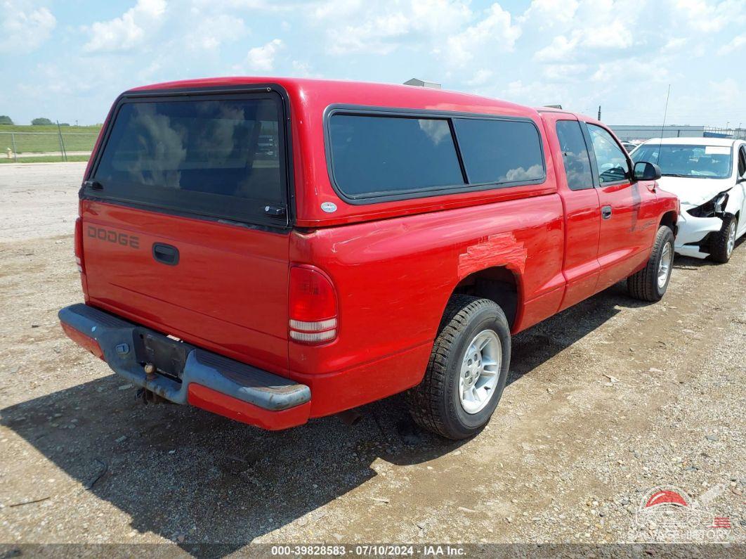 1B7GL22X2WS743333 1998 DODGE DAKOTA photo no. 4