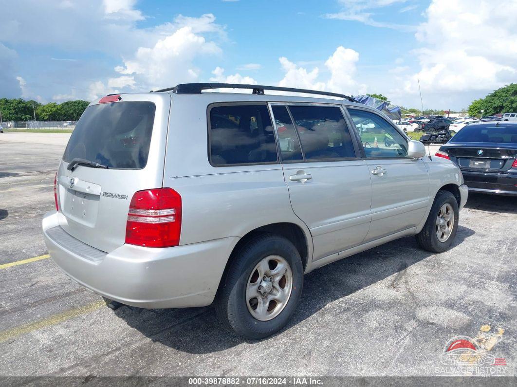 JTEGD21A430069795 2003 TOYOTA HIGHLANDER photo no. 4