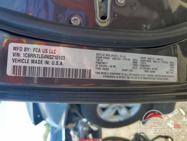 1C6RR7LG4NS210103 2022 RAM 1500 photo no. 13