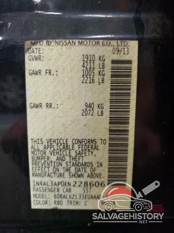 1N4AL3AP0EN228606 2014 NISSAN ALTIMA photo no. 12