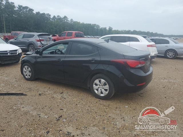 5NPDH4AE9GH690291 2016 HYUNDAI ELANTRA photo no. 2