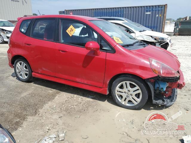 JHMGD38607S033557 2007 HONDA FIT photo no. 4