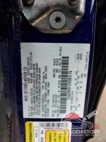 3FA6P0H75FR283176 2015 FORD FUSION photo no. 12