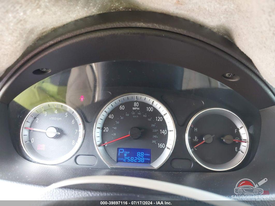 5NPET46C19H438516 2009 HYUNDAI SONATA photo no. 7