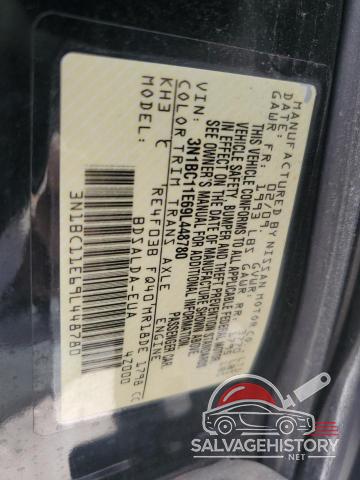 3N1BC11E69L448780 2009 NISSAN VERSA photo no. 13