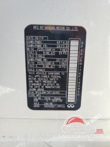 3PCAJ5M17KF142450 2019 INFINITI QX50 photo no. 14
