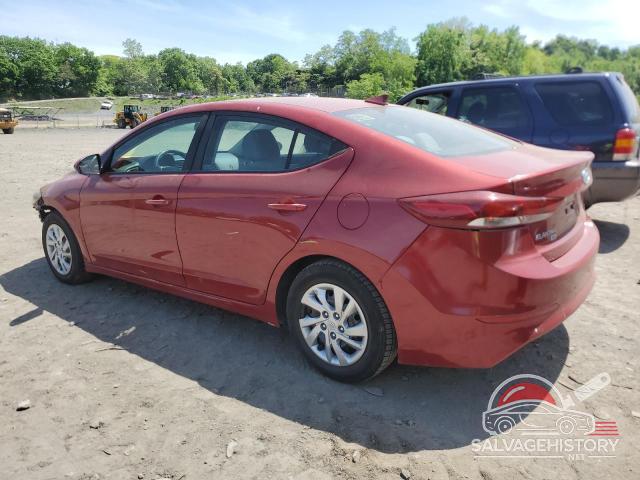 KMHD74LF2HU079448 2017 HYUNDAI ELANTRA photo no. 2