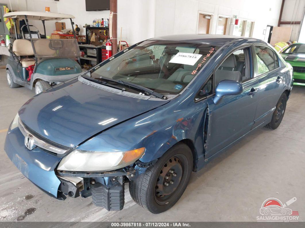 1HGFA16557L035224 2007 HONDA CIVIC photo no. 2