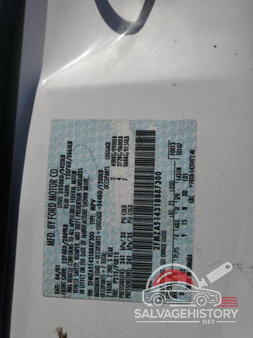 2FMZA51431BB87300 2001 FORD WINDSTAR photo no. 13