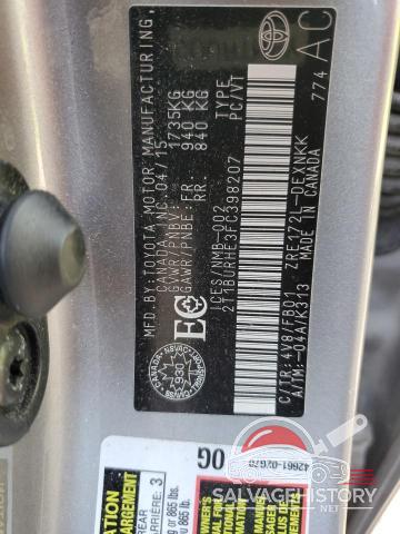 2T1BURHE3FC398207 2015 TOYOTA COROLLA photo no. 12