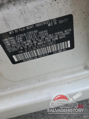 JF1GJAC65DH024857 2013 SUBARU IMPREZA photo no. 12