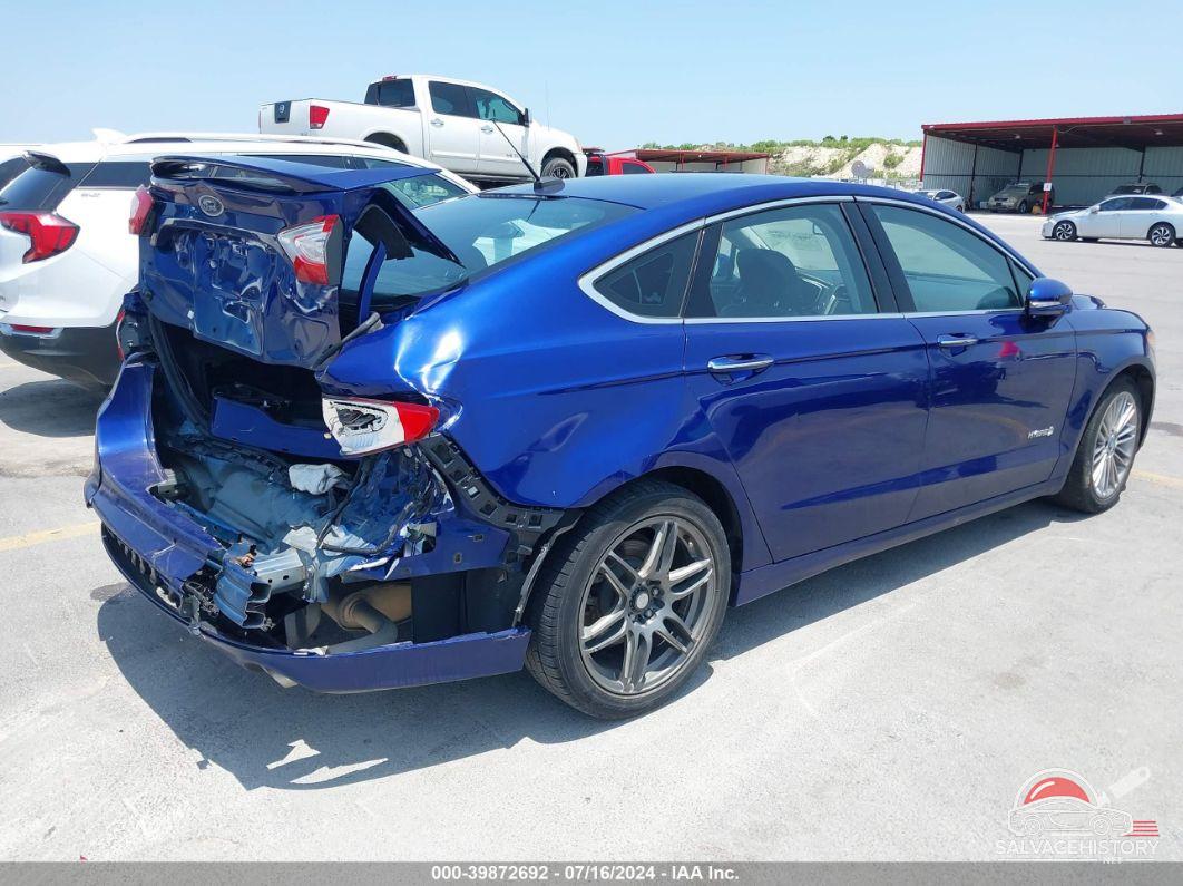 3FA6P0RU3ER128984 2014 FORD FUSION HYBRID photo no. 4