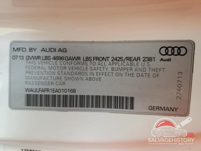 WAULFAFR1EA010168 2014 AUDI A5 photo no. 13