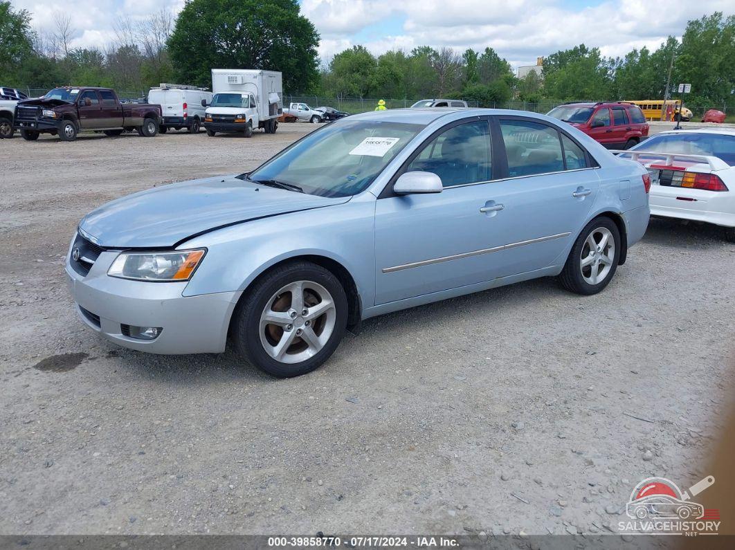 5NPEU46F58H370811 2008 HYUNDAI SONATA photo no. 2