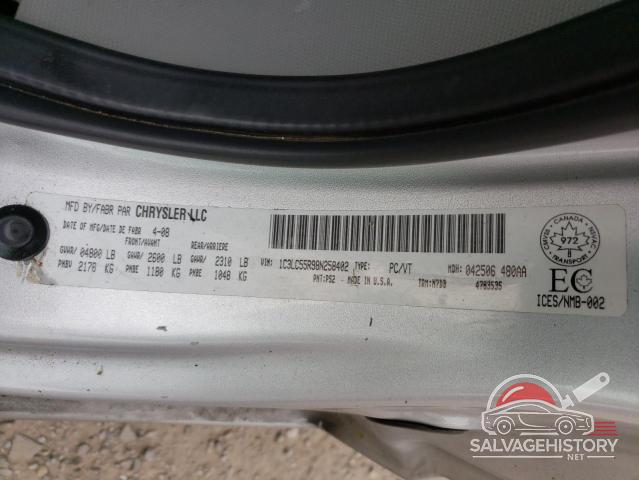 1C3LC55R98N258402 2008 CHRYSLER SEBRING photo no. 12