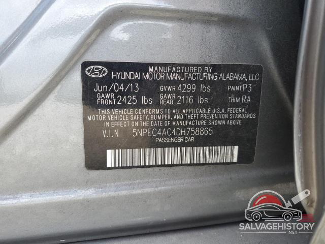 5NPEC4AC4DH758865 2013 HYUNDAI SONATA photo no. 13