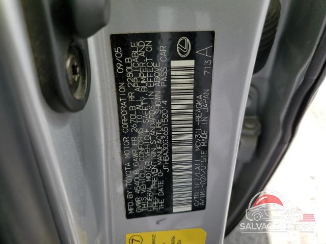 JTHBA30G365152014 2006 LEXUS ES330 photo no. 12