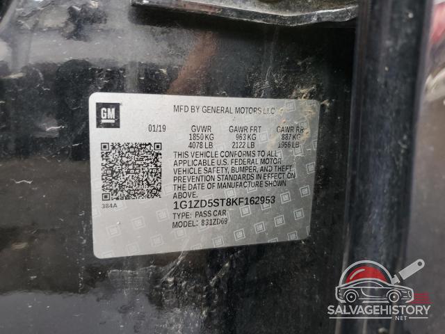 1G1ZD5ST8KF162953 2019 CHEVROLET MALIBU photo no. 12
