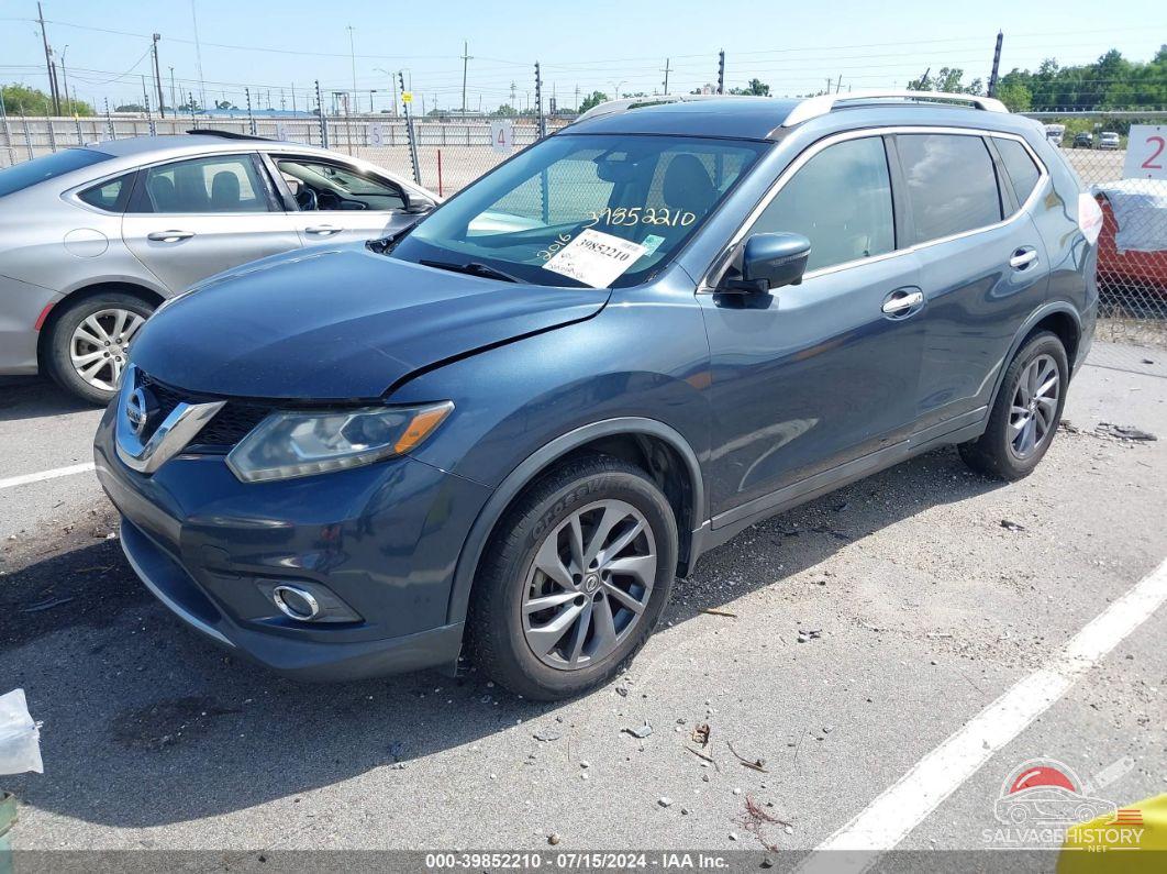 5N1AT2MT1GC746053 2016 NISSAN ROGUE photo no. 2