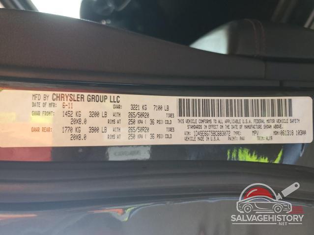 1D4SE6GT5BC683072 2011 DODGE DURANGO photo no. 13