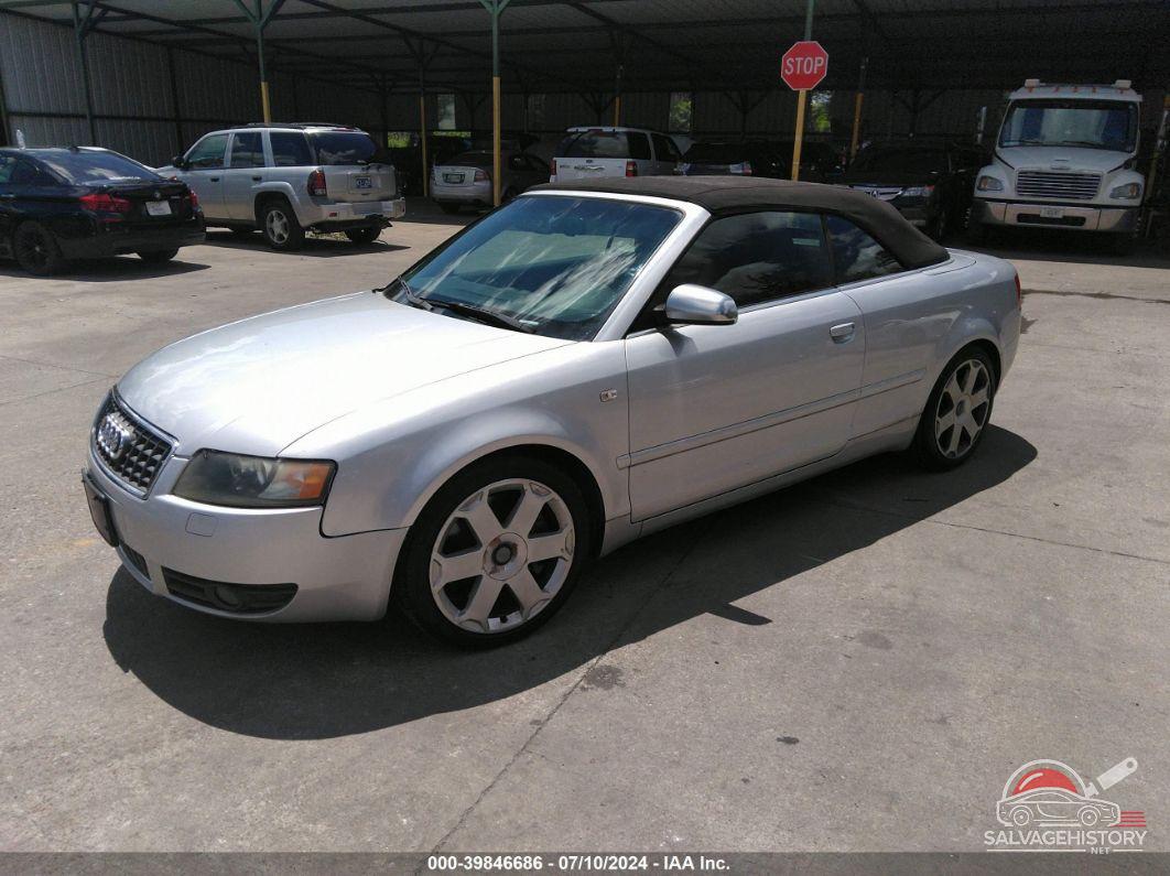 WUARL48H85K902474 2005 AUDI S4 photo no. 2