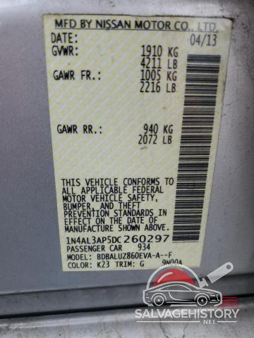 1N4AL3AP5DC260297 2013 NISSAN ALTIMA photo no. 12