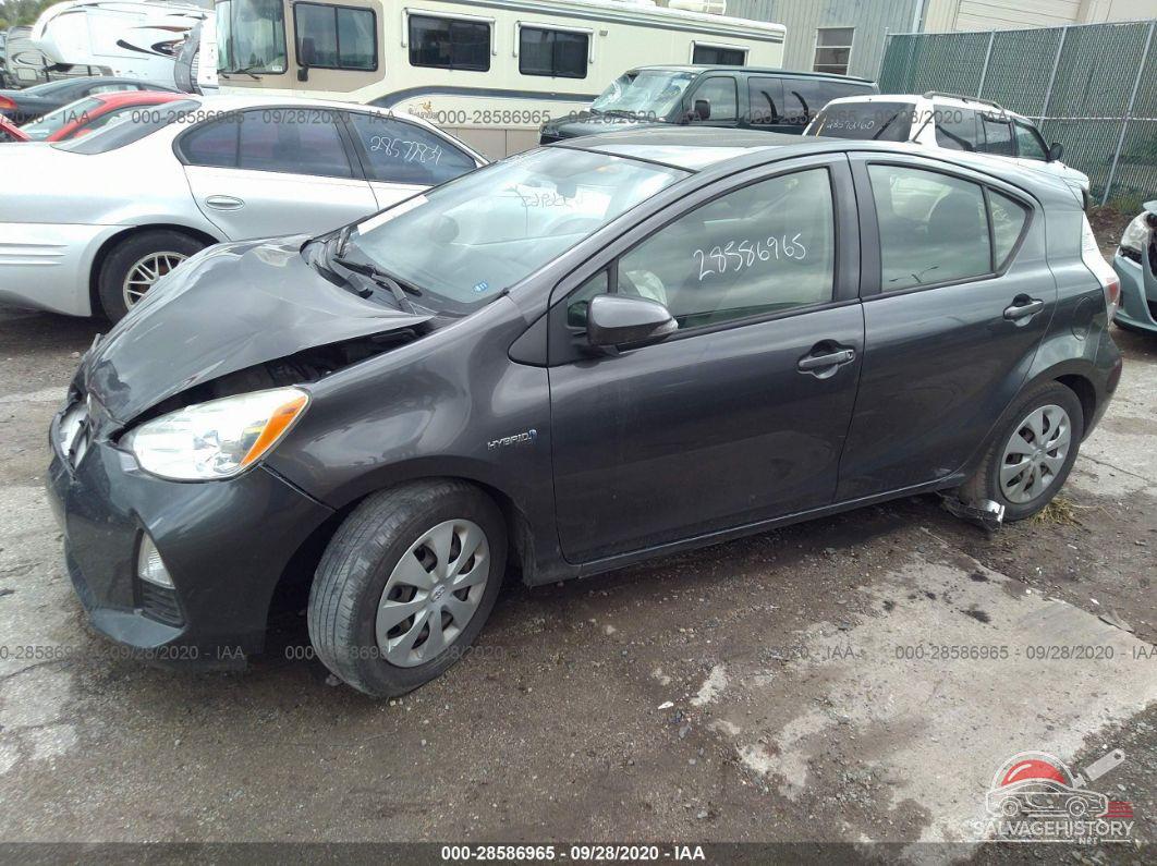 JTDKDTB32D1531612 2013 TOYOTA PRIUS C photo no. 2