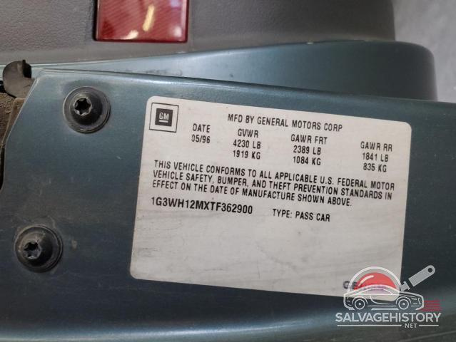 1G3WH12MXTF362900 1996 OLDSMOBILE CUTLASS photo no. 12