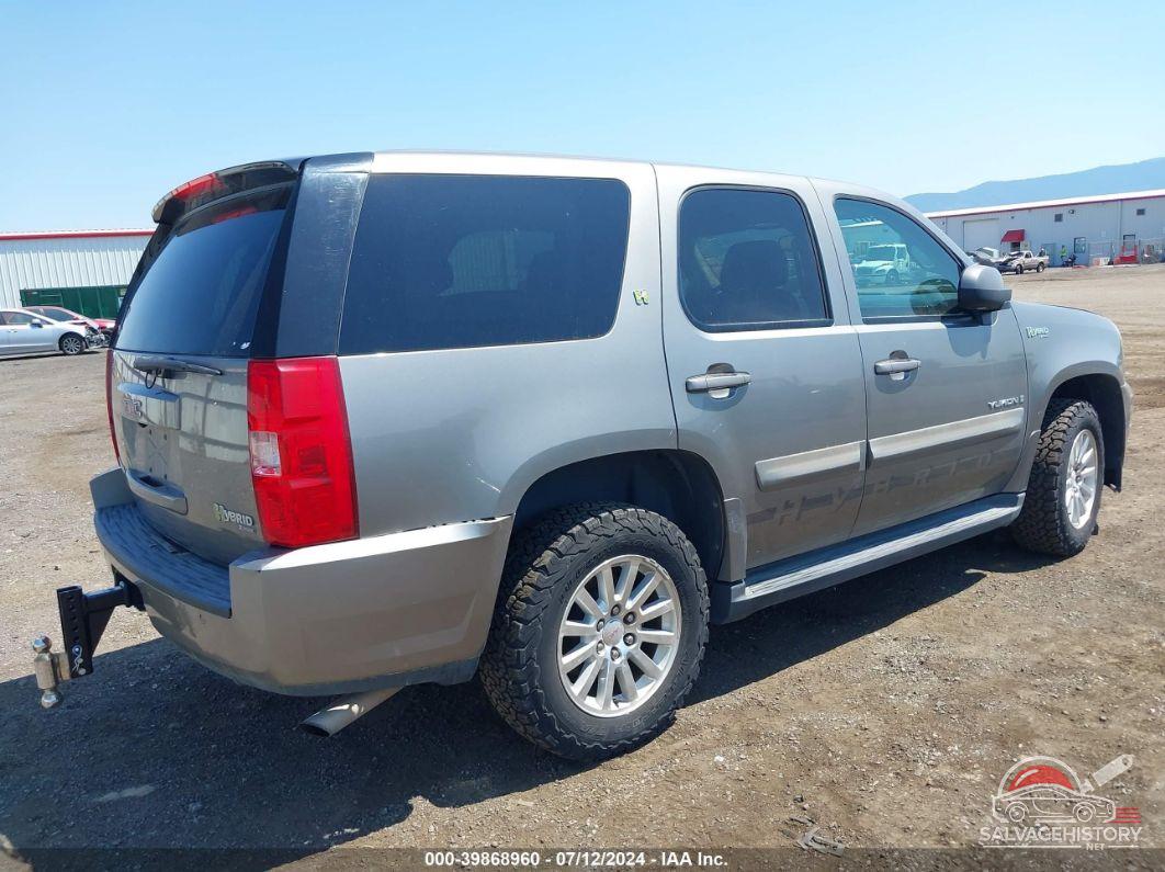 1GKFK13548R273519 2008 GMC YUKON HYBRID photo no. 4