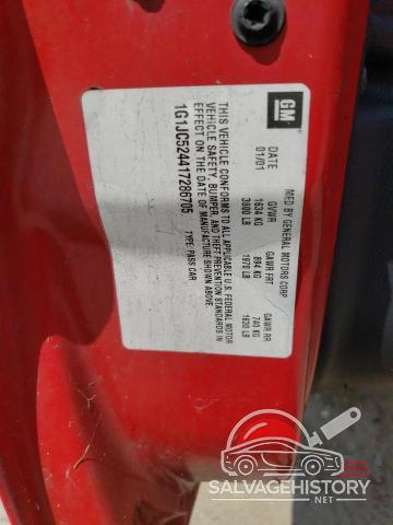 1G1JC524417286705 2001 CHEVROLET CAVALIER photo no. 12