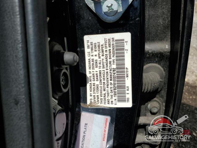 19XFB2F81EE074782 2014 HONDA CIVIC photo no. 12