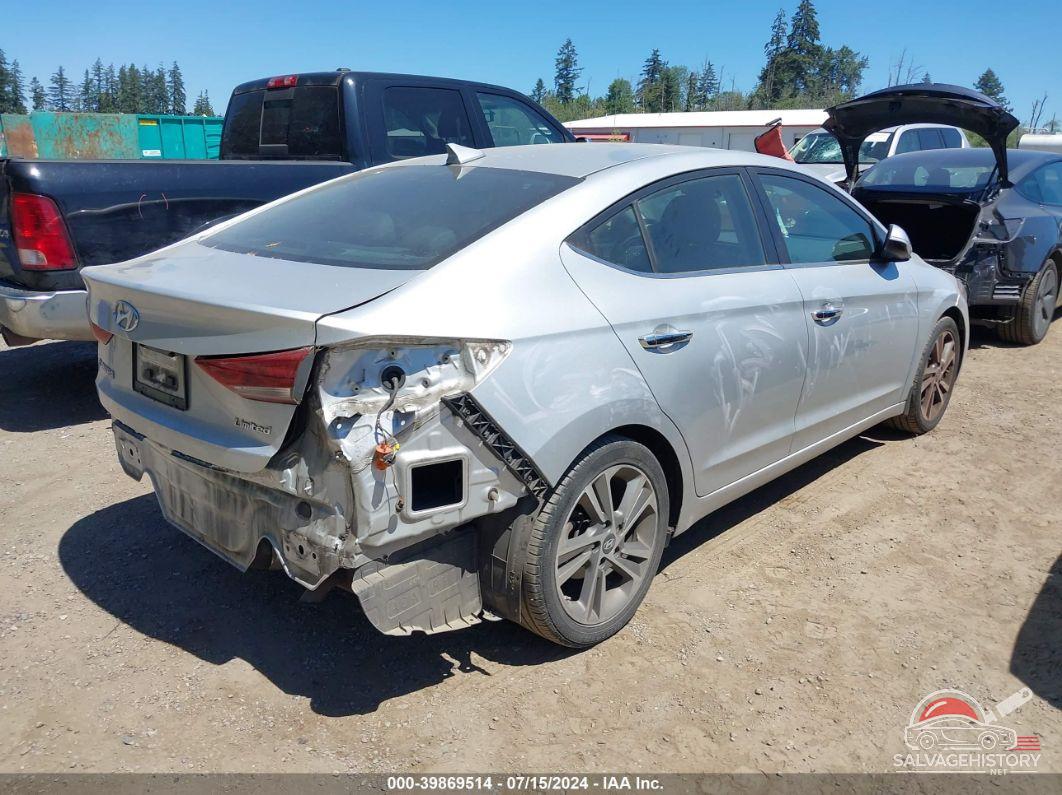 5NPD84LF1HH055573 2017 HYUNDAI ELANTRA photo no. 4