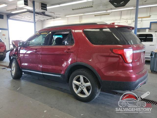 1FM5K8D85HGA13856 2017 FORD EXPLORER photo no. 2