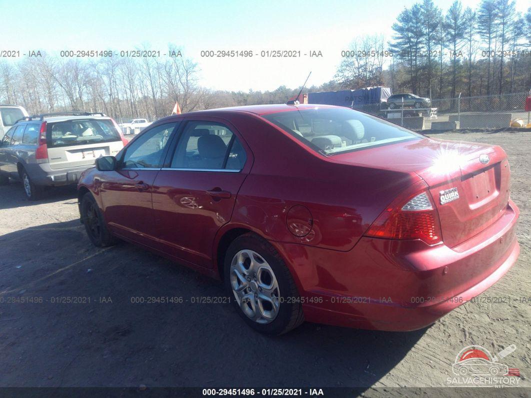 3FAHP0HA9BR340154 2011 FORD FUSION photo no. 3