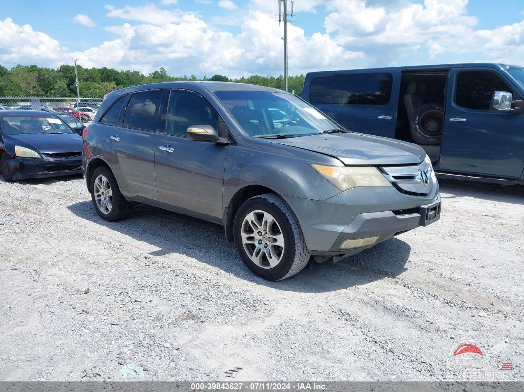 2HNYD28458H542383 2008 ACURA MDX photo no. 8